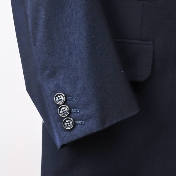 Brunello Cucinelli Dark Blue Unstructured Wool Blazer - Picture 6 of 14